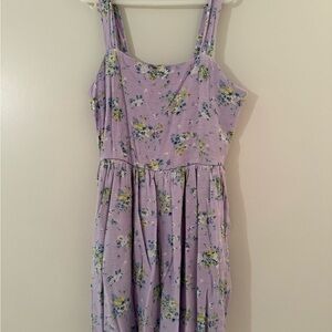 Floral Lavender Kids romper